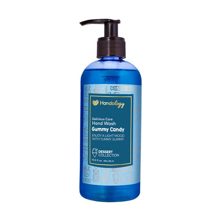 مایع دستشویی هندولوژی مدل gummy candy رنگ آبی حجم 400 میلی لیتر